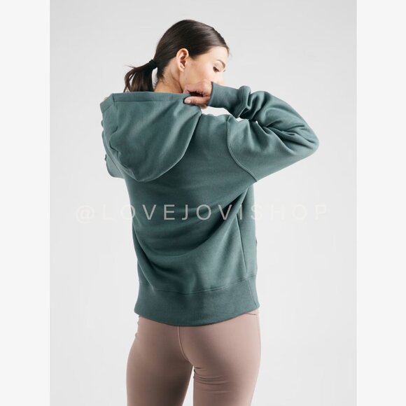 Athliesure | Nike Pullover Sweatshirt Grey Slate Sage | Center Logo Streetwear - Picture 5 of 13